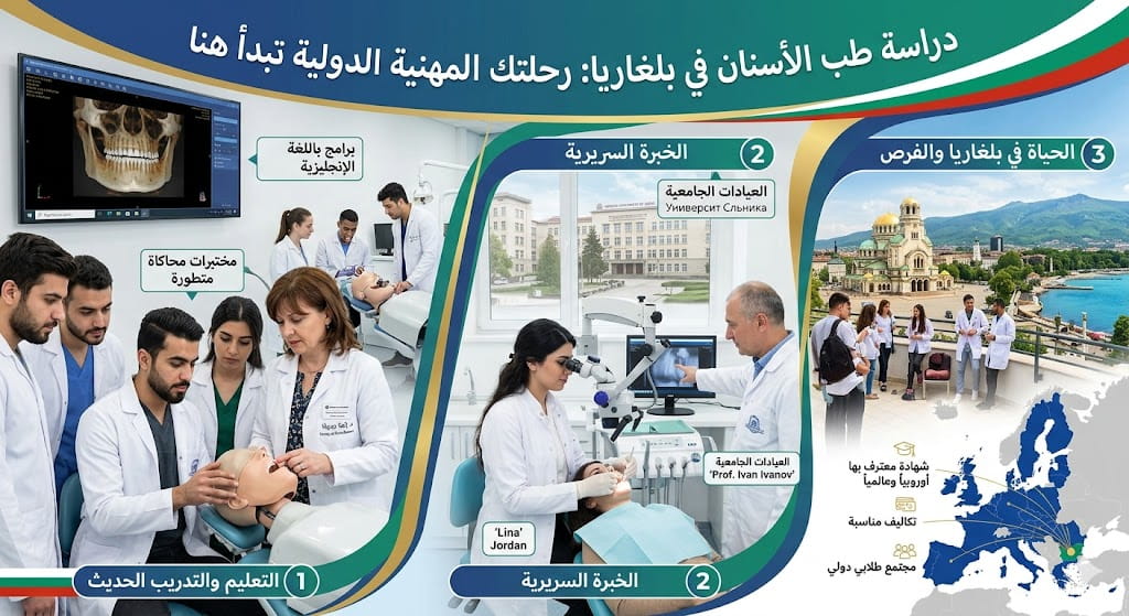 دراسة طب الاسنان فى بلغاريا