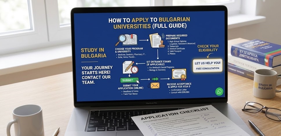 How to apply to study in Bulgaria